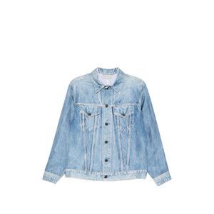 Pierre-Louis Mascia Women Denim Print Silk Jacket